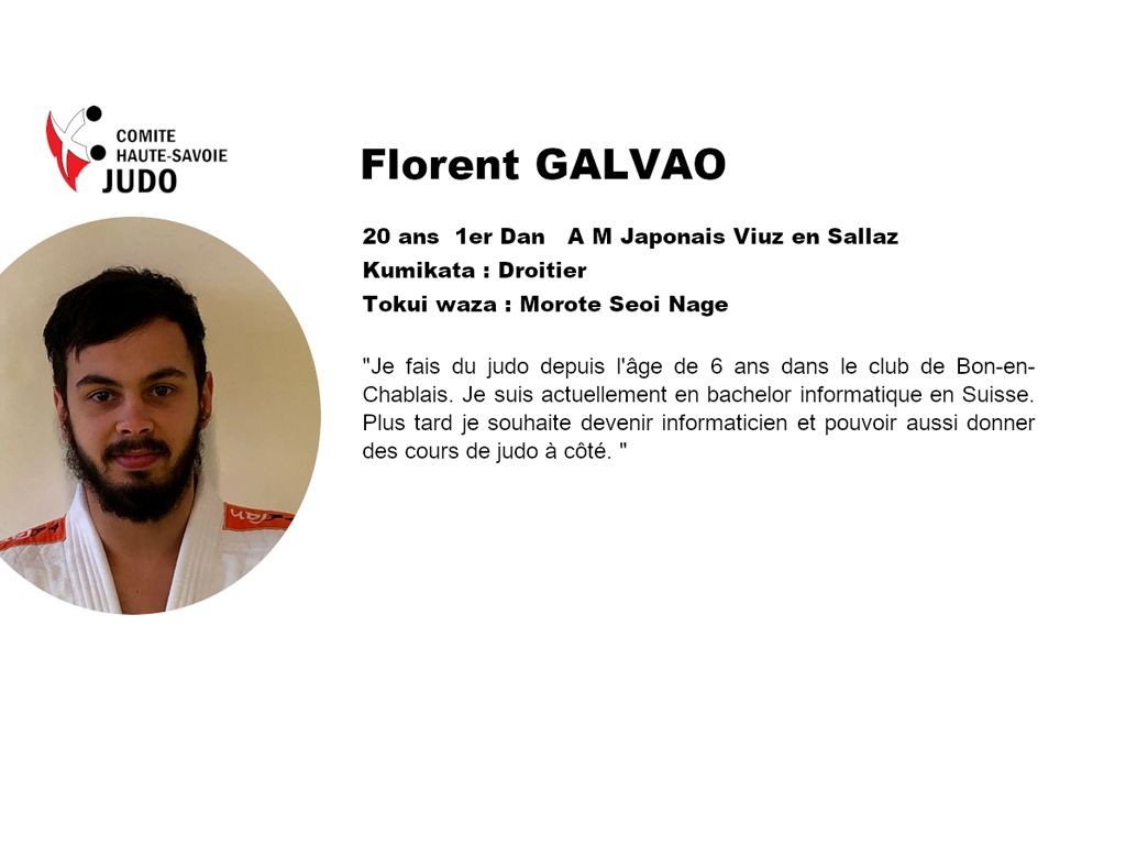 Image de l'actu 'Présentations des candidats au CQP. Florent GALVAO'